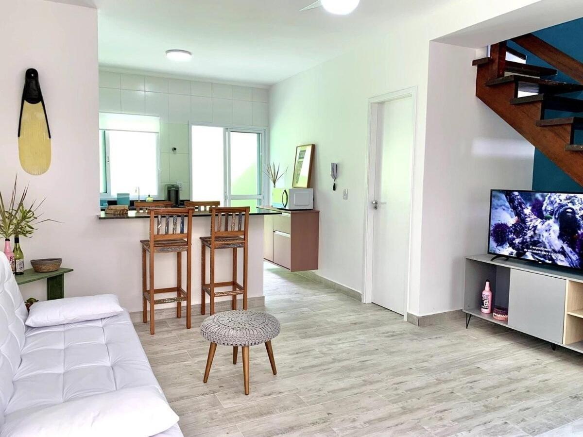 Casa Mare Mansa: Villa Bertioga Bagian luar foto